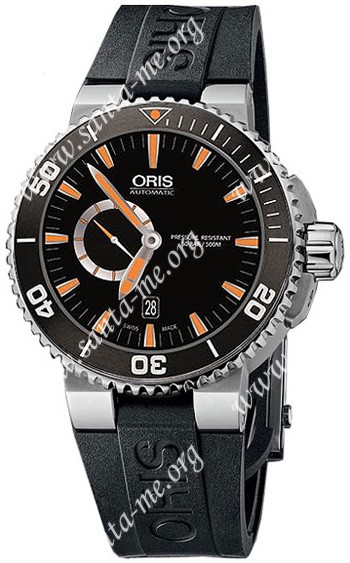 Oris Aquis Small Second Mens Wristwatch 743.7673.4159.RS